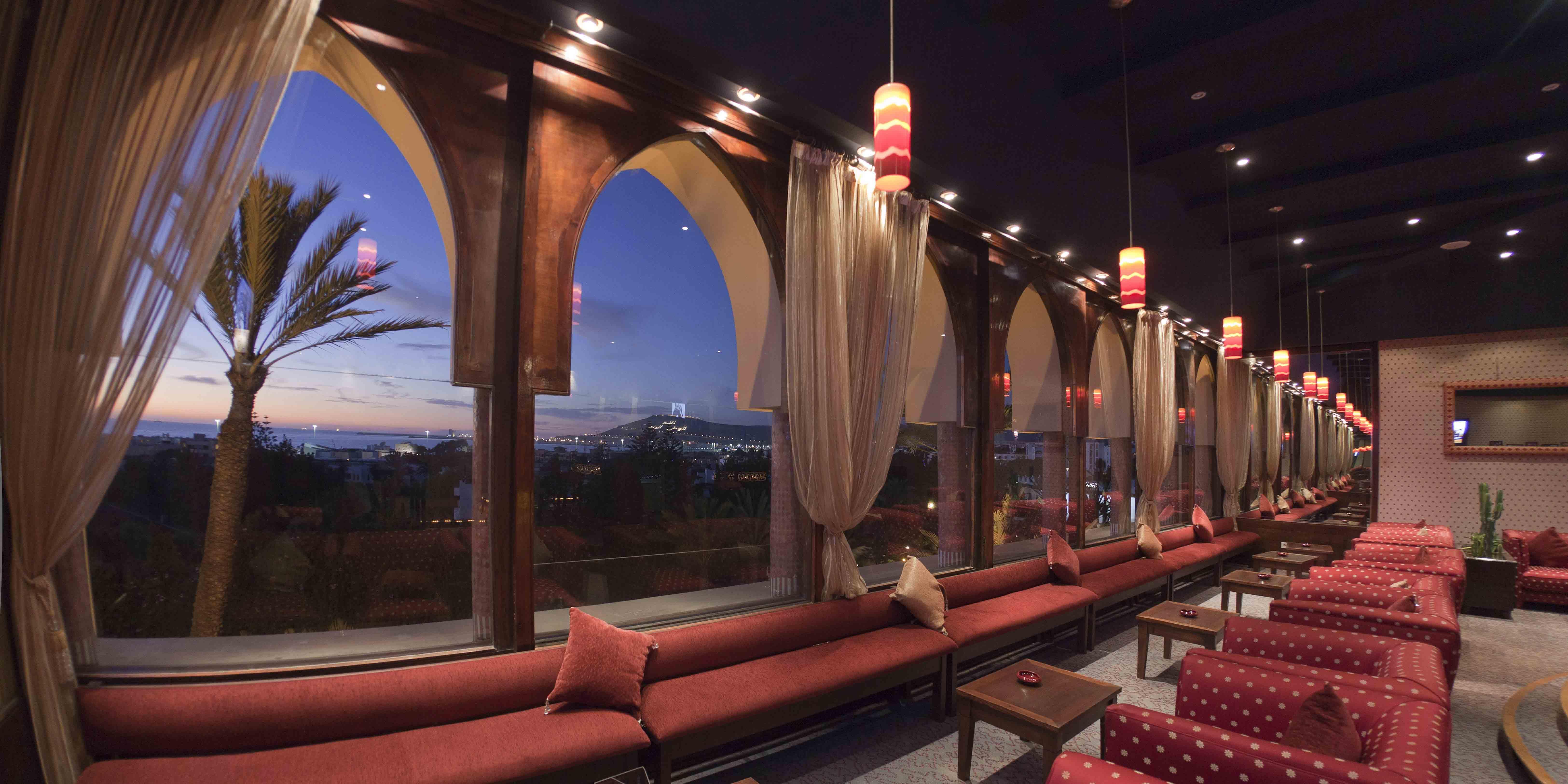 Atlantic Palace Agadir Golf Thalasso & Casino Resort Exterior foto The interior of the restaurant